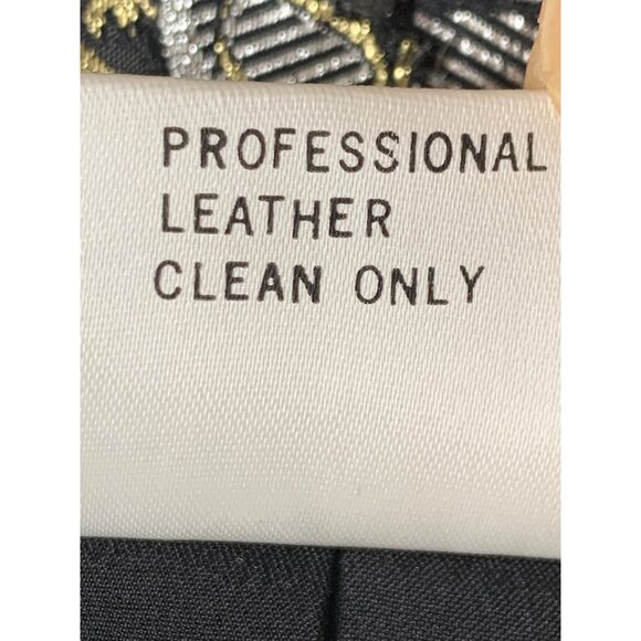 St John Silver Leather Western Jacket Italy Medium Size Button Closures RR10259 - Picture 7 of 7